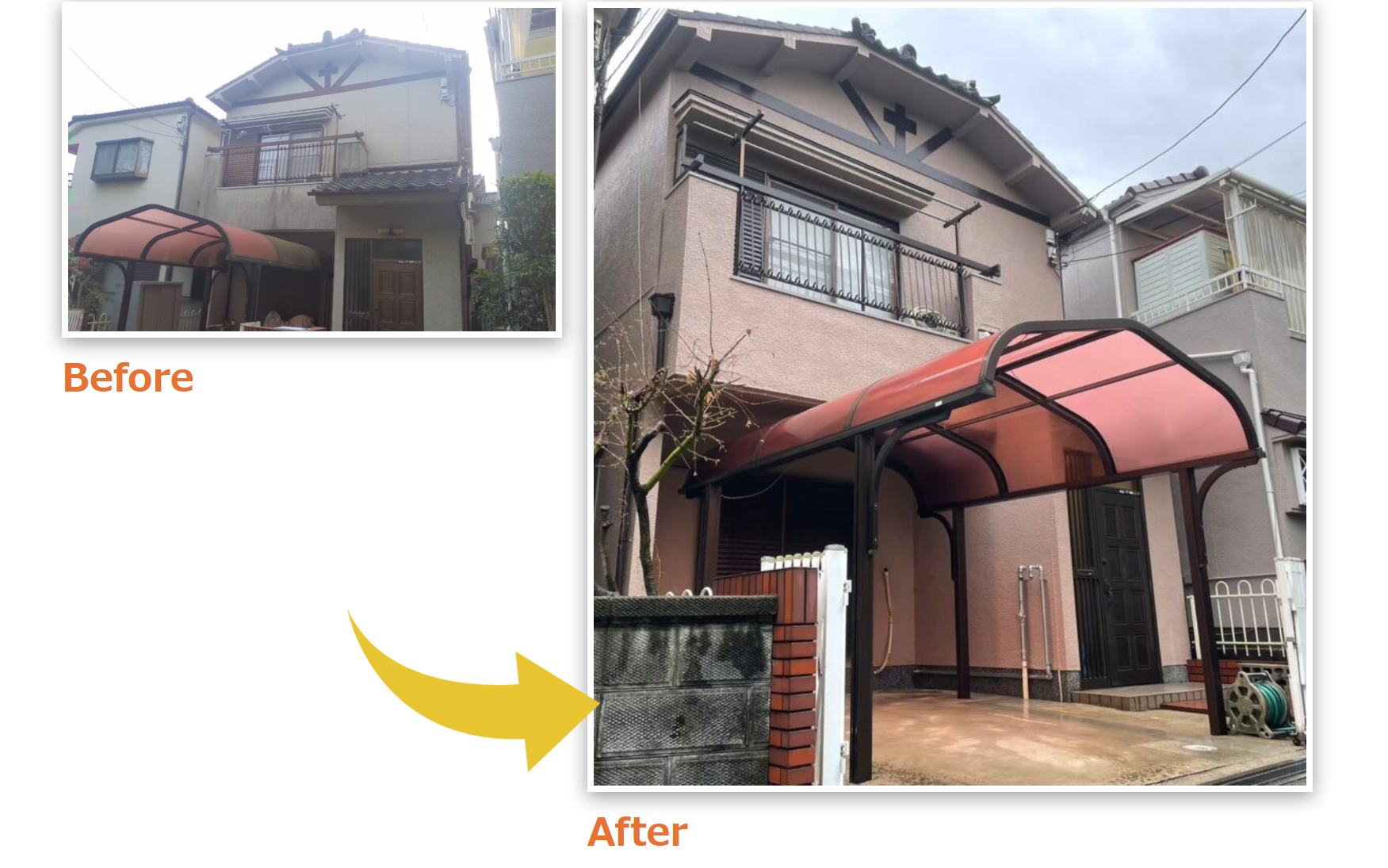 富田林市 外壁塗装 シリコンREVO1000-IRの施工事例